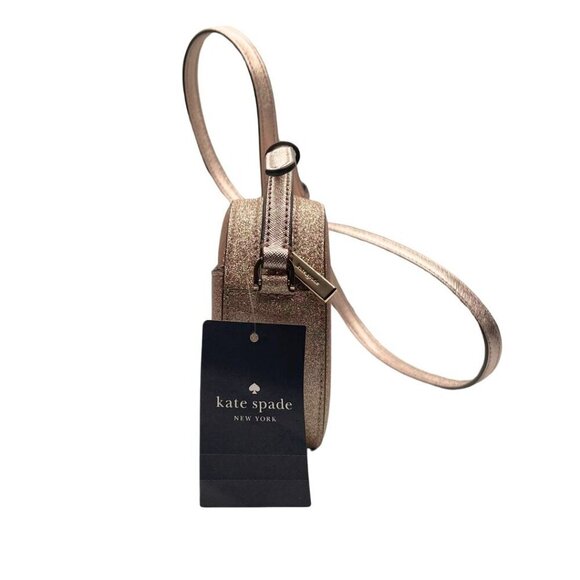 NWT KATE SPADE GLIMMER GLITTER MIXED MATERIAL CROSSBODY BAG - OS - Picture 2 of 11
